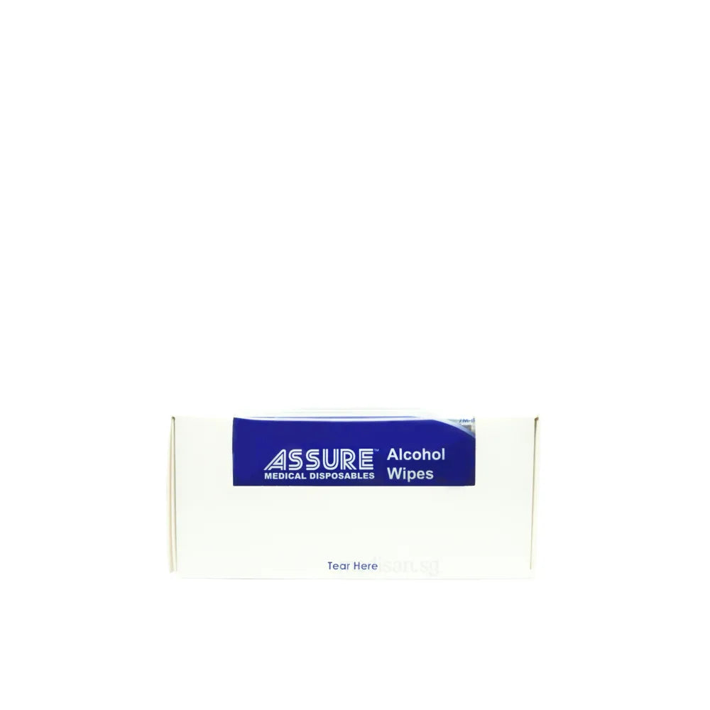 ASSURE Alcohol Wipes 20 x 20cm (Bundle of 2)