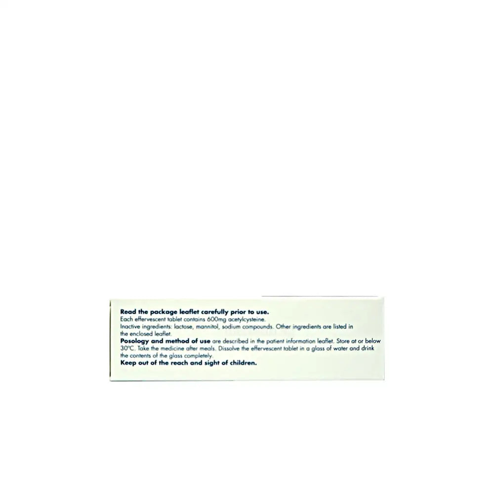 Acetylcysteine 600mg 10’s (Bundle of 2)