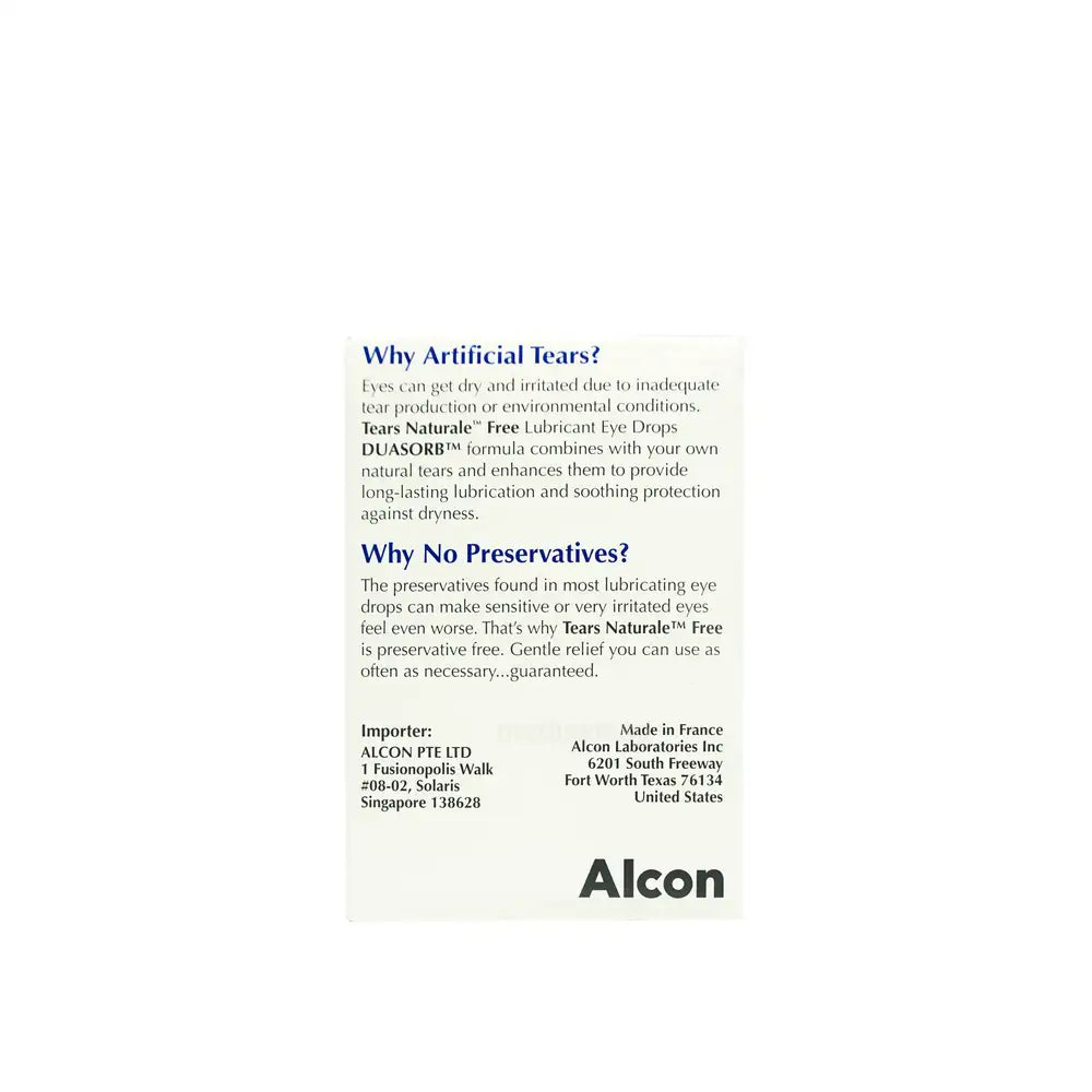 Alcon Tears Naturale Free 0.8ml 32s