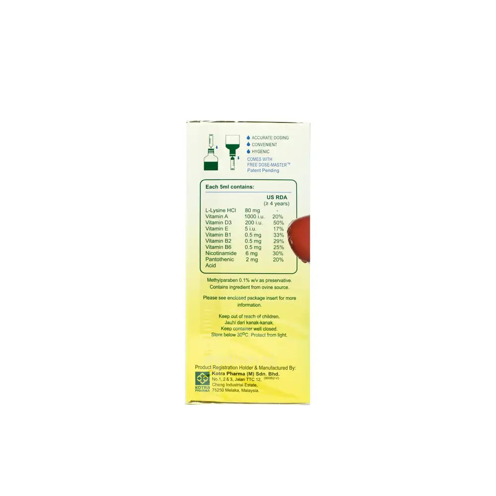 Appeton Multivitamin Lysine Syrup