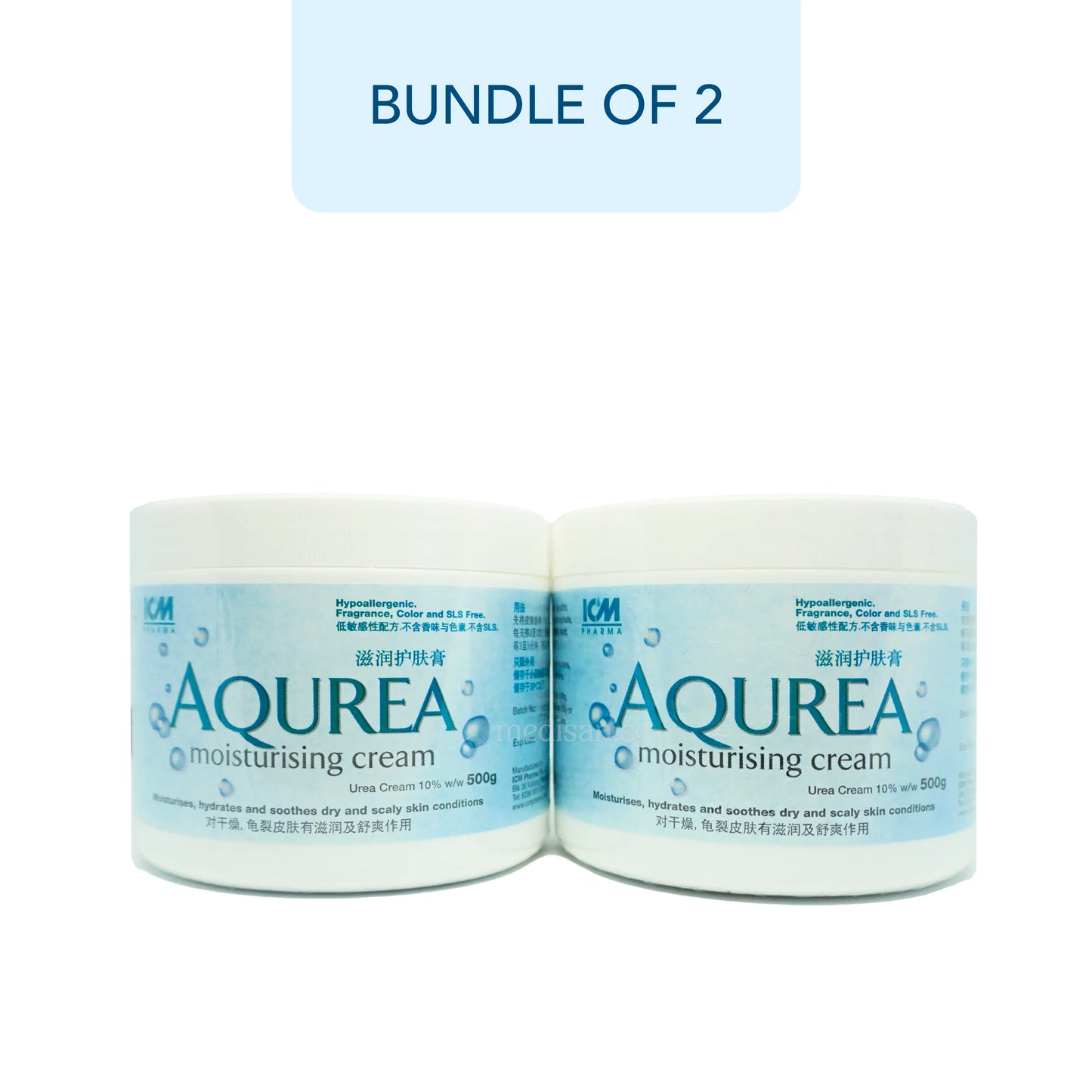 ICM Aqurea Moisturising Cream 500g