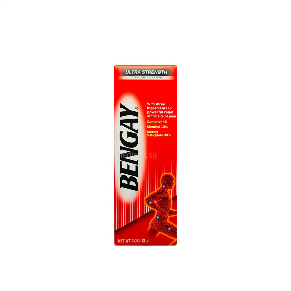 Bengay Ultra Strength Topical Pain Relieving Analgesic Cream 113g