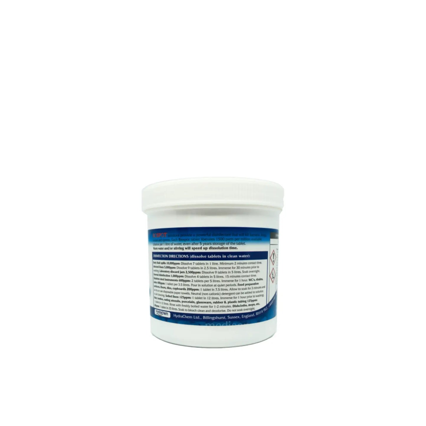 Biospot NaDCC Effervescent Disinfectant Tablet 2.5g 100’s
