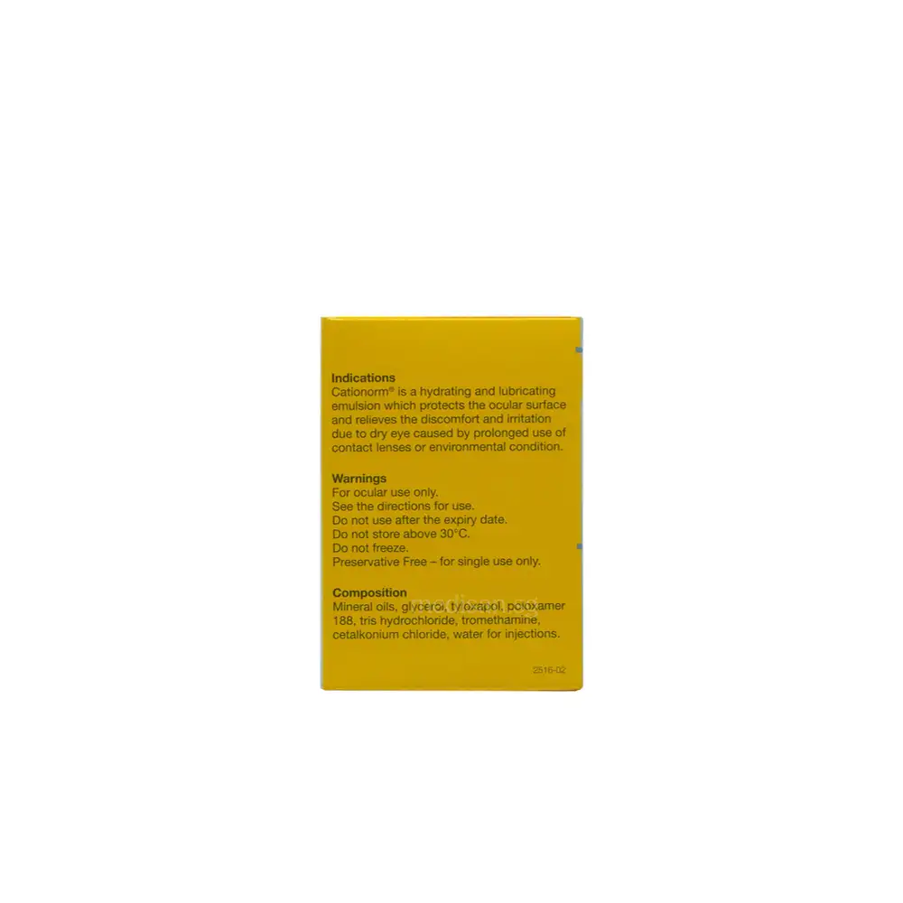 Cationorm Ophthalmic Emulsion 30s