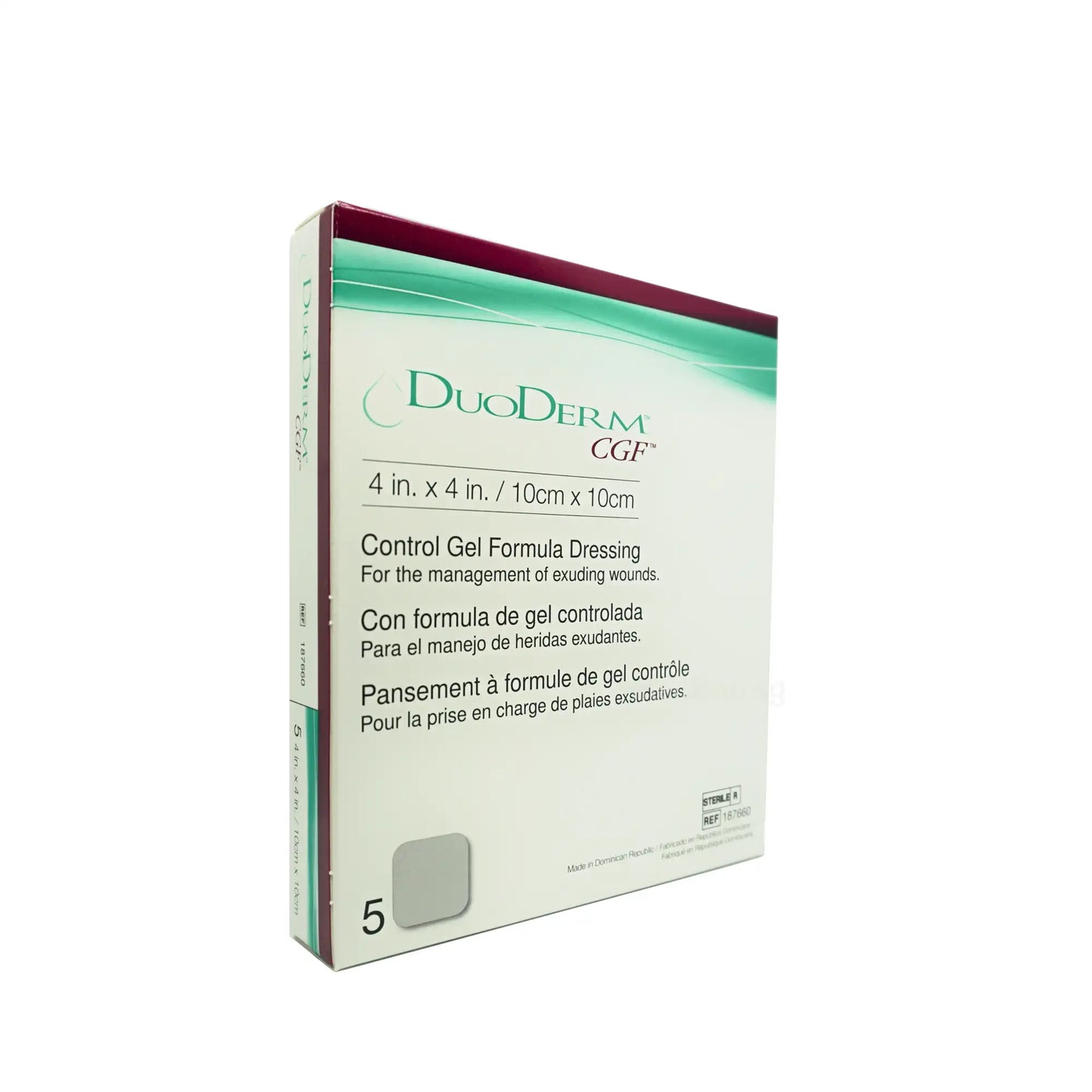 ConvaTec DuoDERM CGF Hydrocolloid Dressing 10x10cm