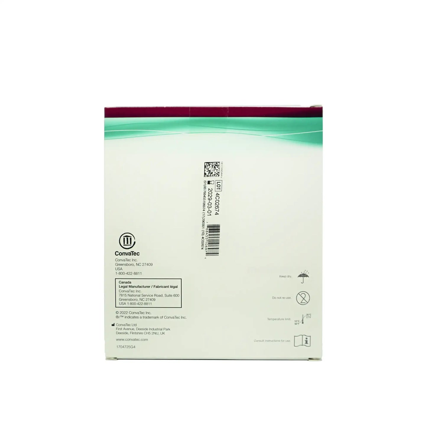 ConvaTec DuoDERM CGF Hydrocolloid Dressing 10x10cm