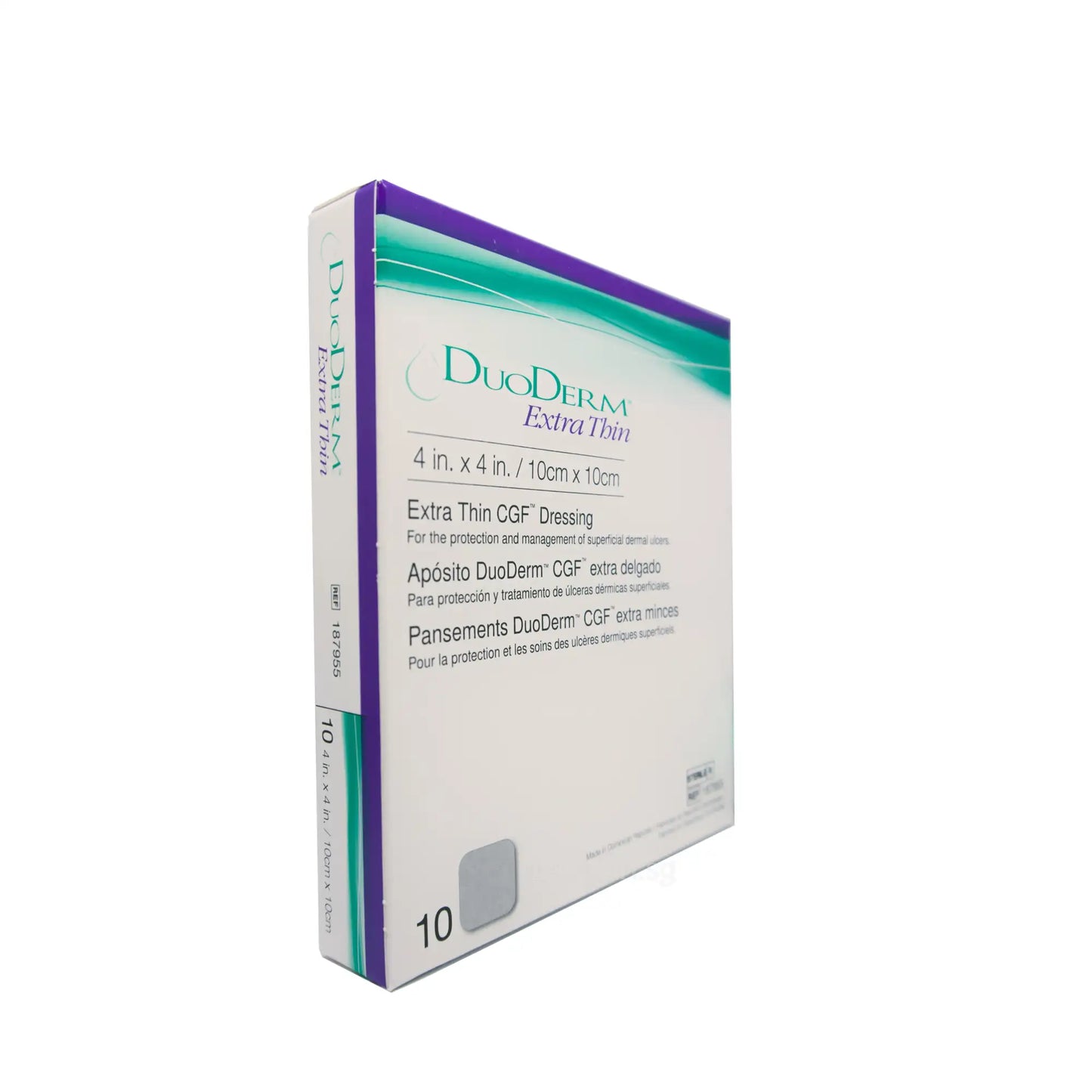 ConvaTec DuoDERM Extra Thin Hydrocolloid Dressing 10x10cm