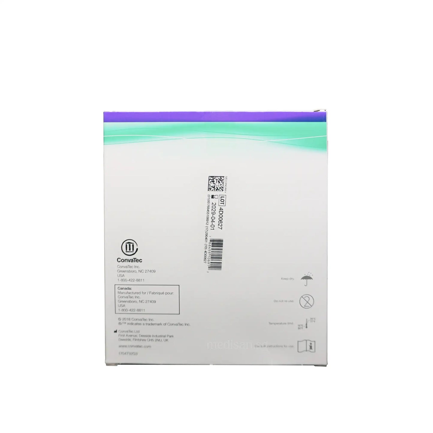 ConvaTec DuoDERM Extra Thin Hydrocolloid Dressing 10x10cm
