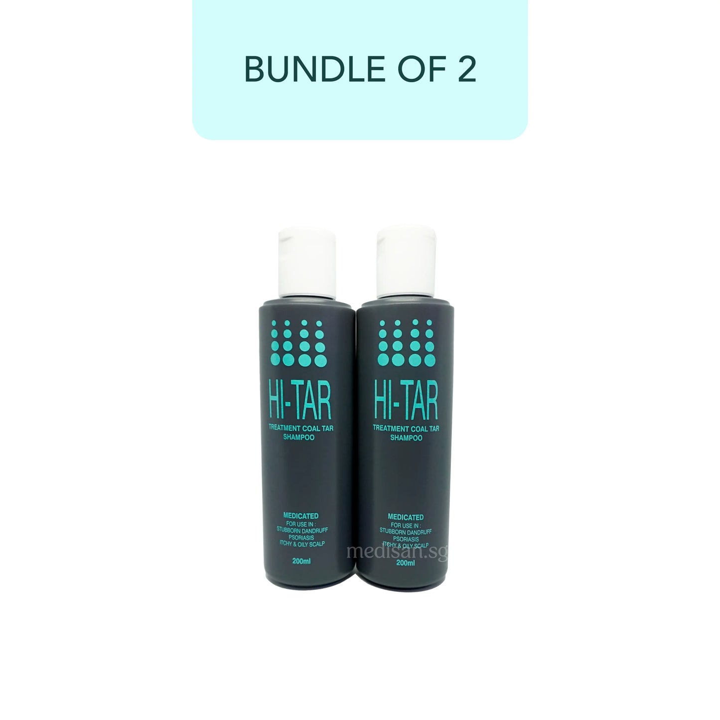 ICM Hi-Tar Shampoo 200ml (Bundle)
