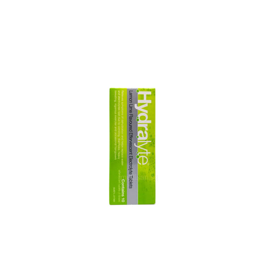 Hydralyte Effervescent tablets Lemon Lime 10s