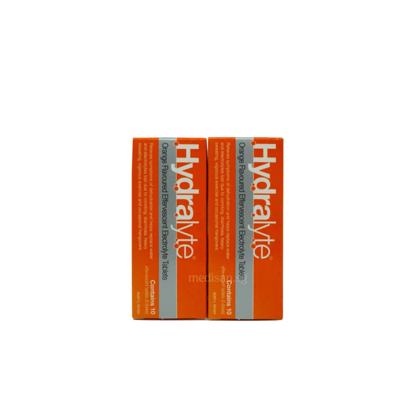 Hydralyte Effervescent tablets Orange 10s
