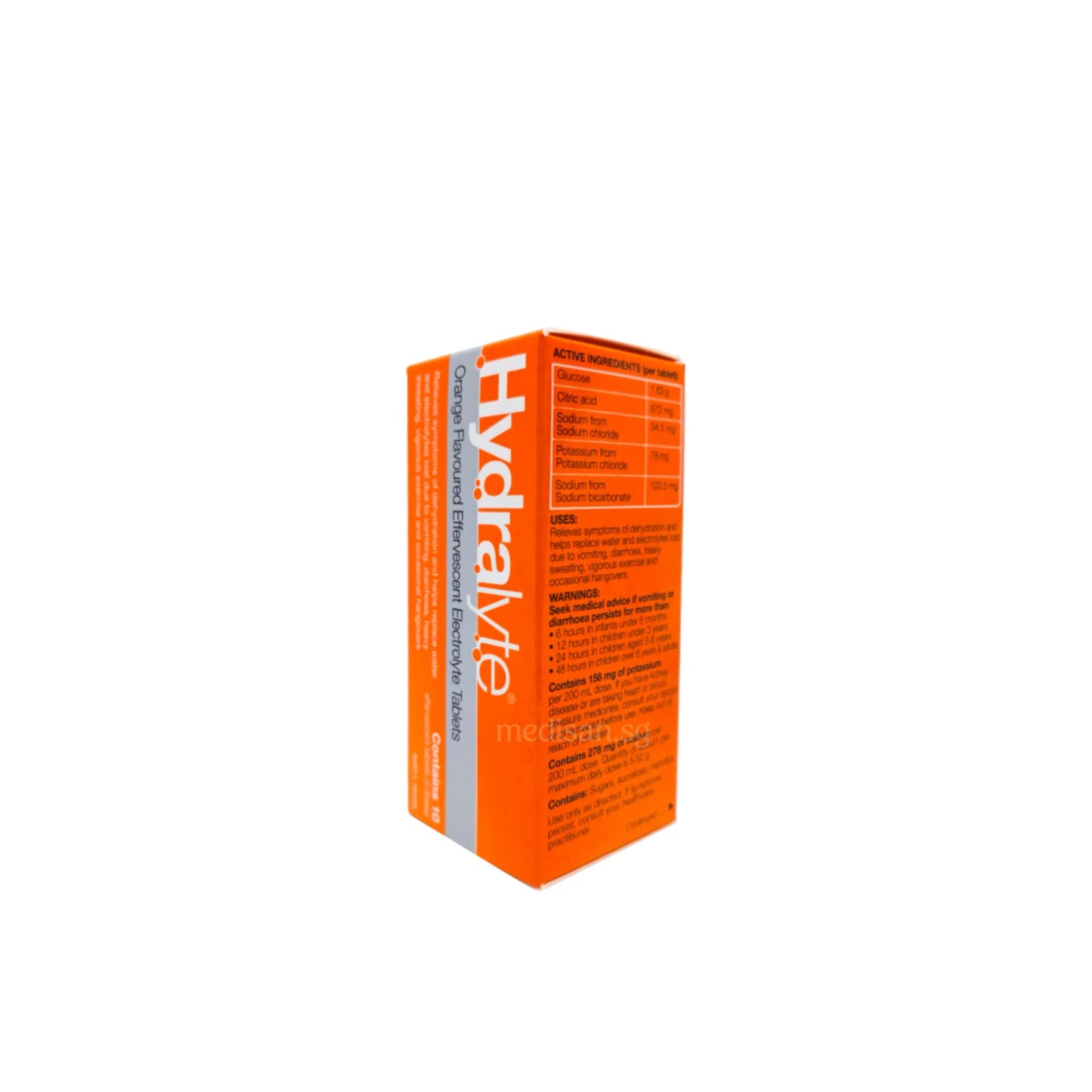 Hydralyte Effervescent tablets Orange 10s