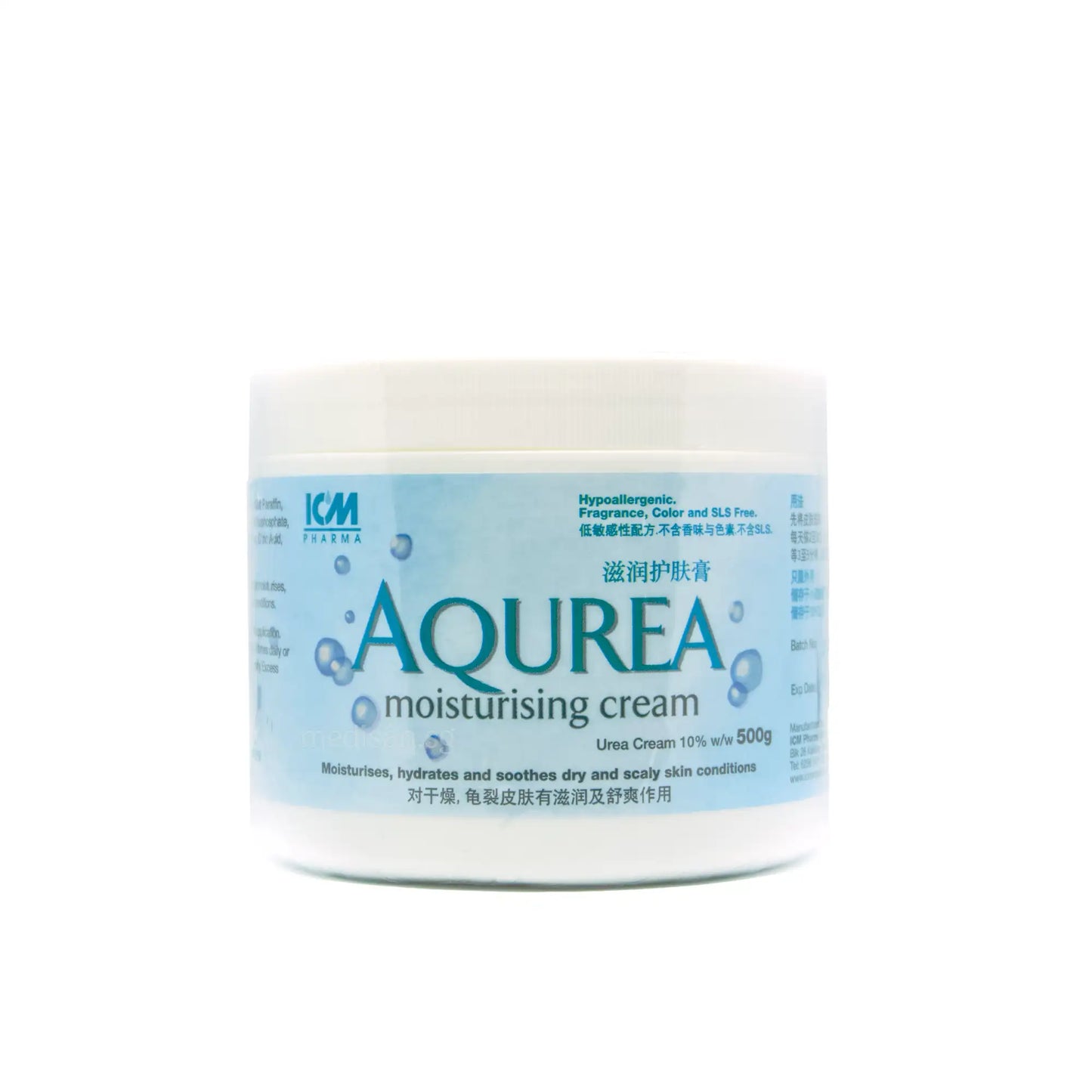 ICM Aqurea Moisturising Cream 500g