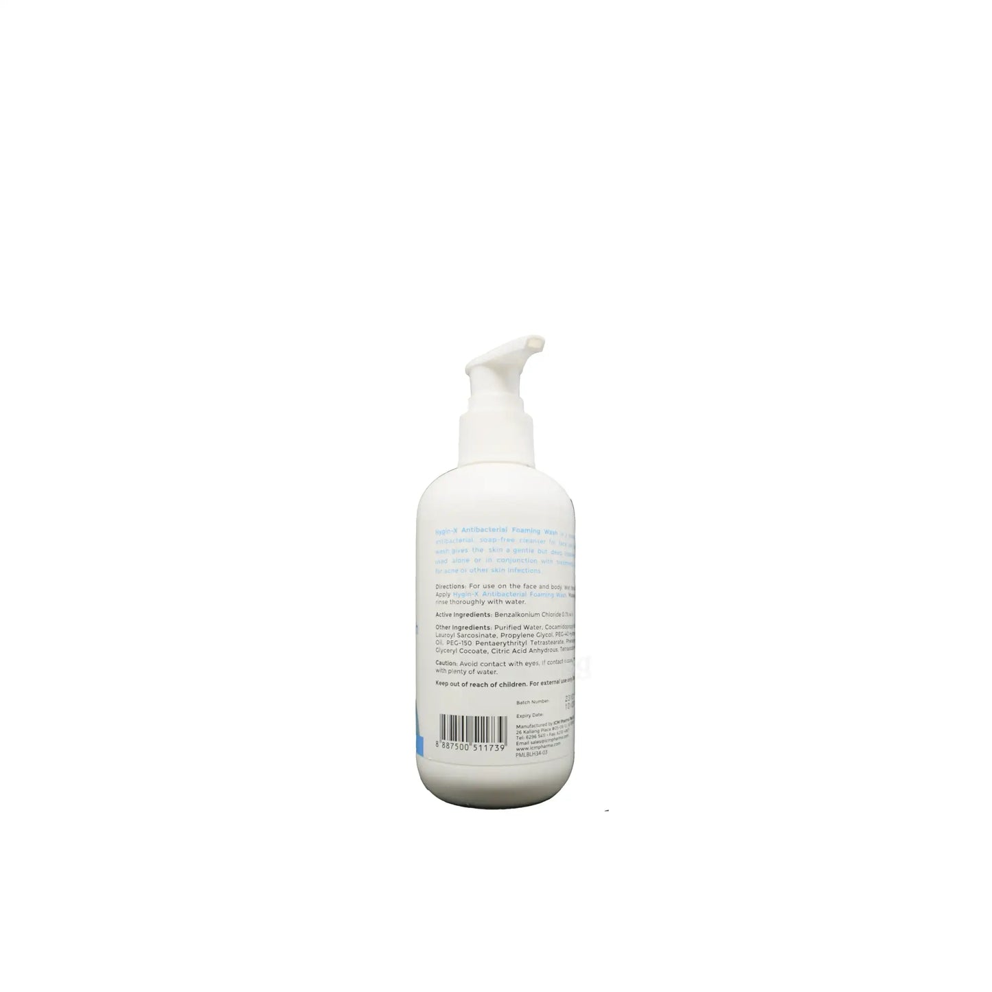 ICM Hygin-X Antibacterial Foaming Wash 200ml