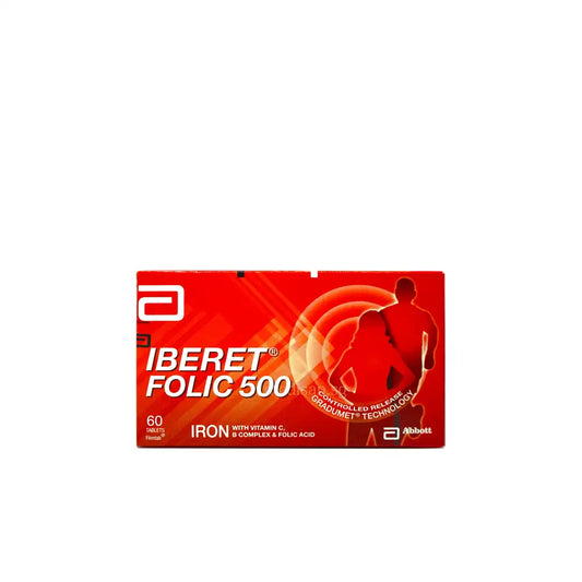 Iberet Folic 500 Tablets 60’s