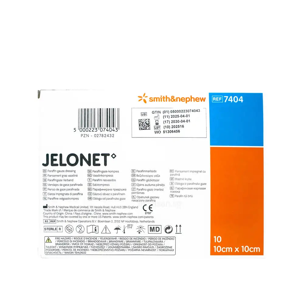 Smith & Nephew Jelonet 10x10cm 10’s