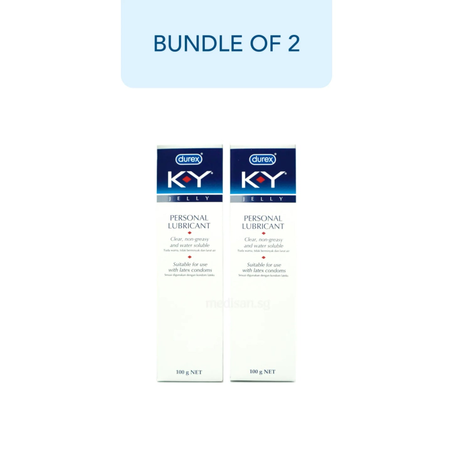 K Y Jelly Lubricant 100gm (Bundle of 2)
