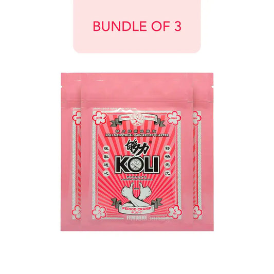 Koli Menstrual Plaster 5’s (Bundle of 3)