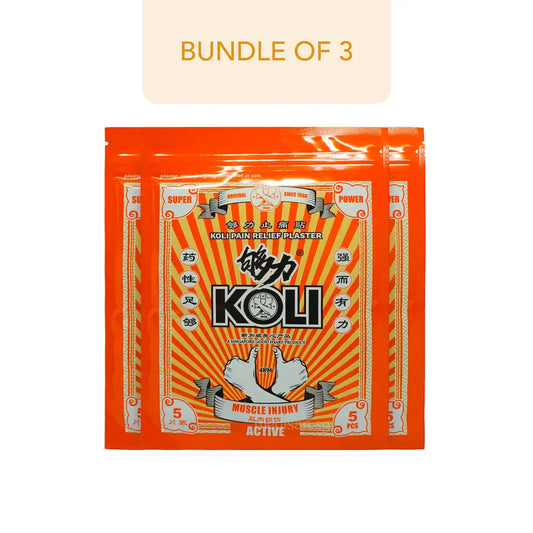 Koli Muscle Injury Plaster 5’s (Bundle of 3)