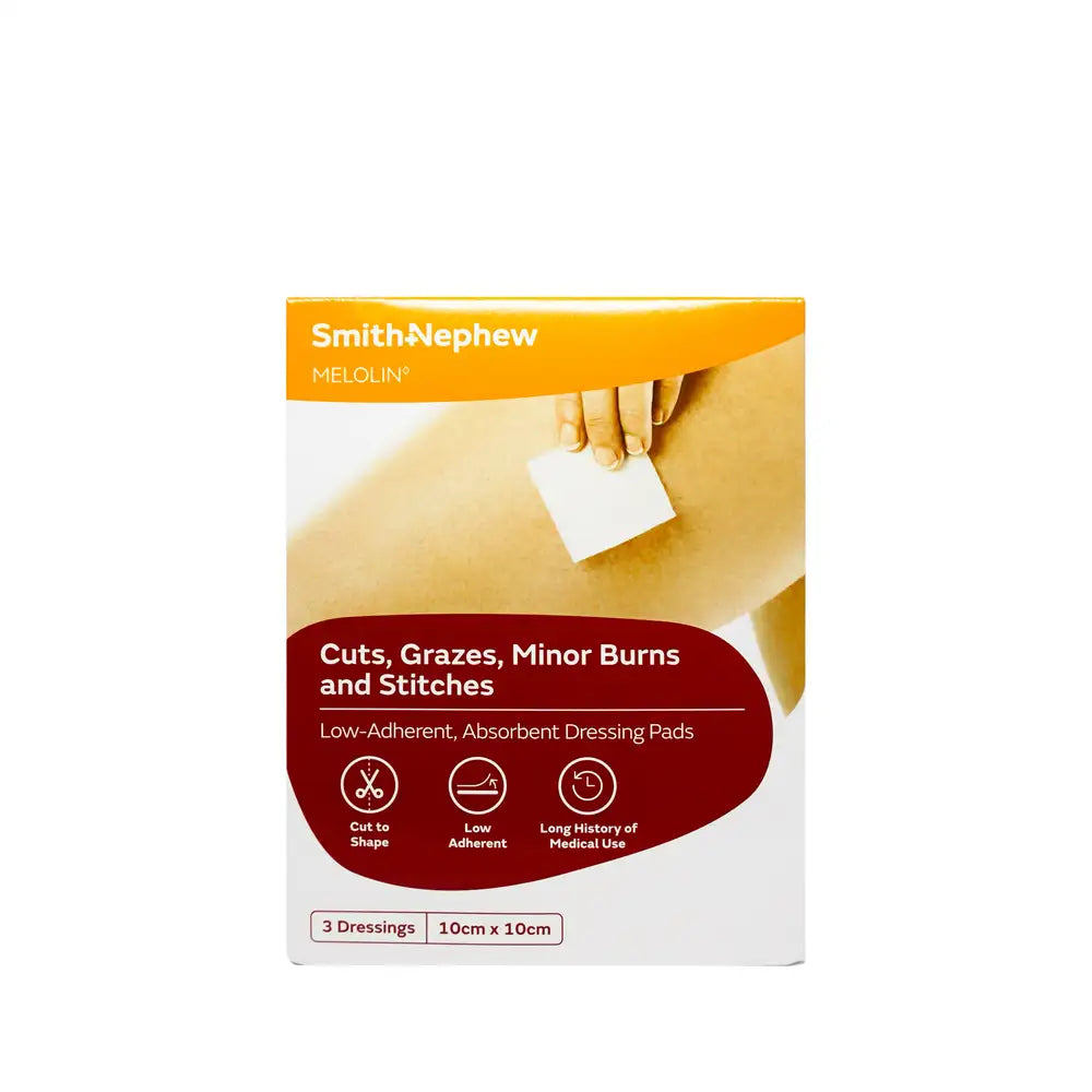 Smith & Nephew Melolin 10x10cm 3’s (Bundle of 2)