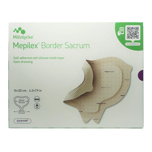 Molnlycke Mepilex Border Sacrum 16 x 20cm