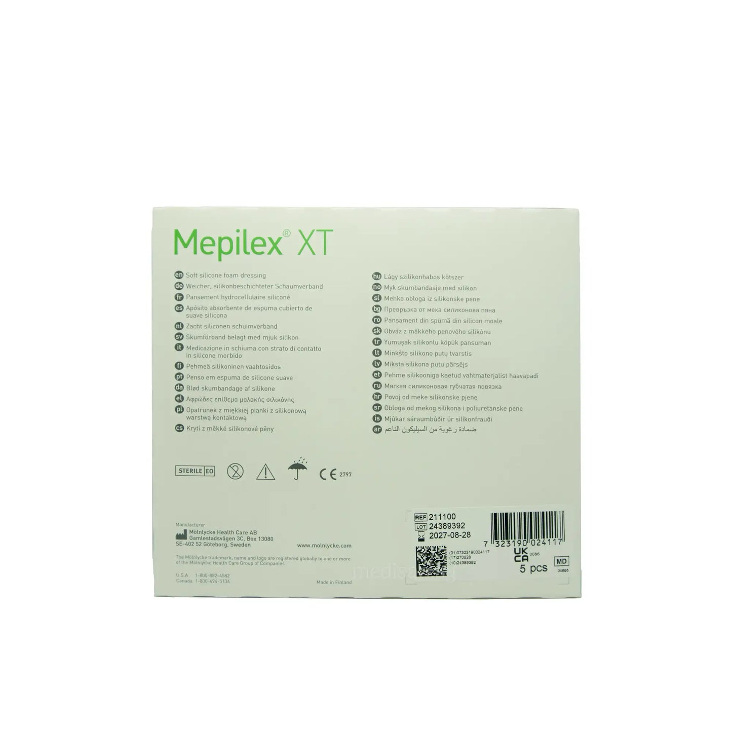 Molnlycke Mepilex XT 10x10cm