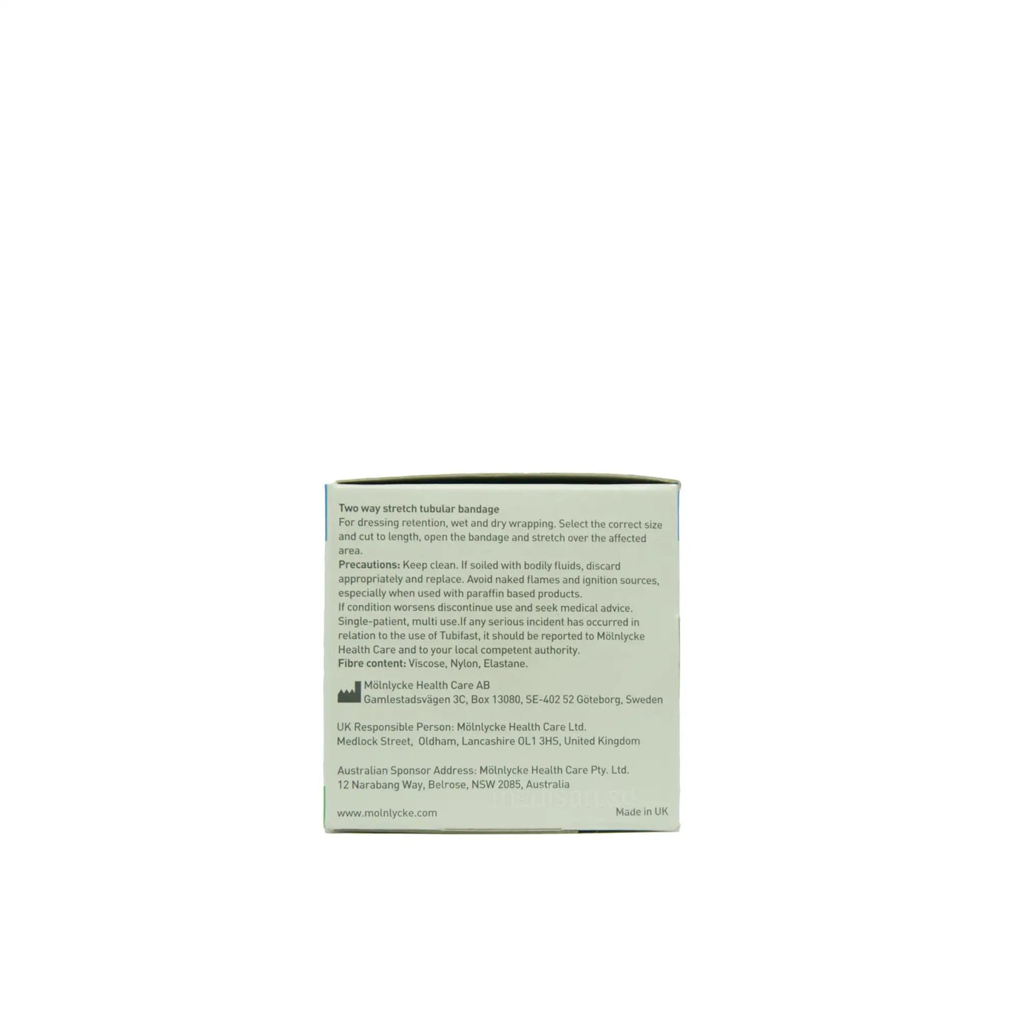 Molnlycke Tubifast Two way Stretch Tubular Bandage - Blue line 7.5cm x 3m