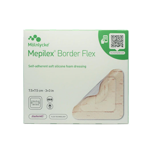 Molnlycke Mepilex Border Flex 7.5 x 7.5 cm