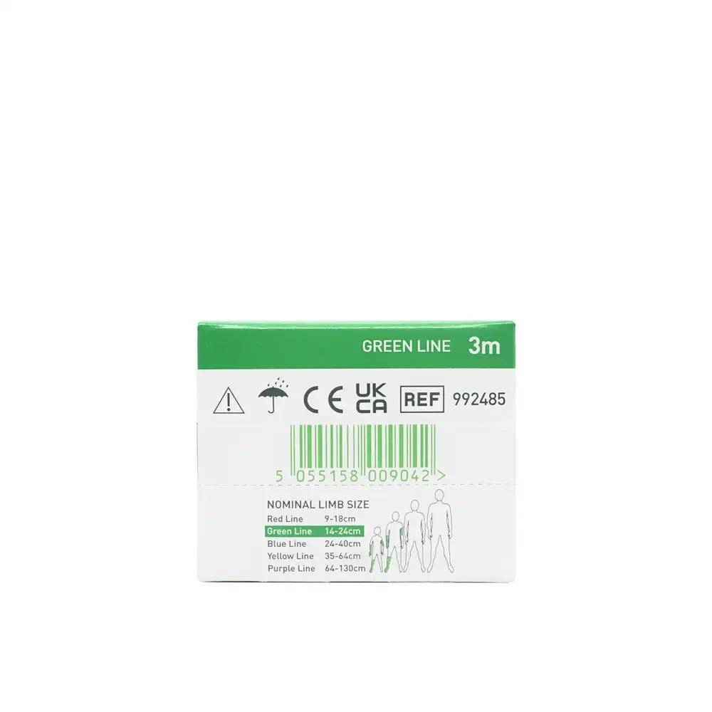 Molnlycke Tubifast Bandage Green Line 5cm x 3m