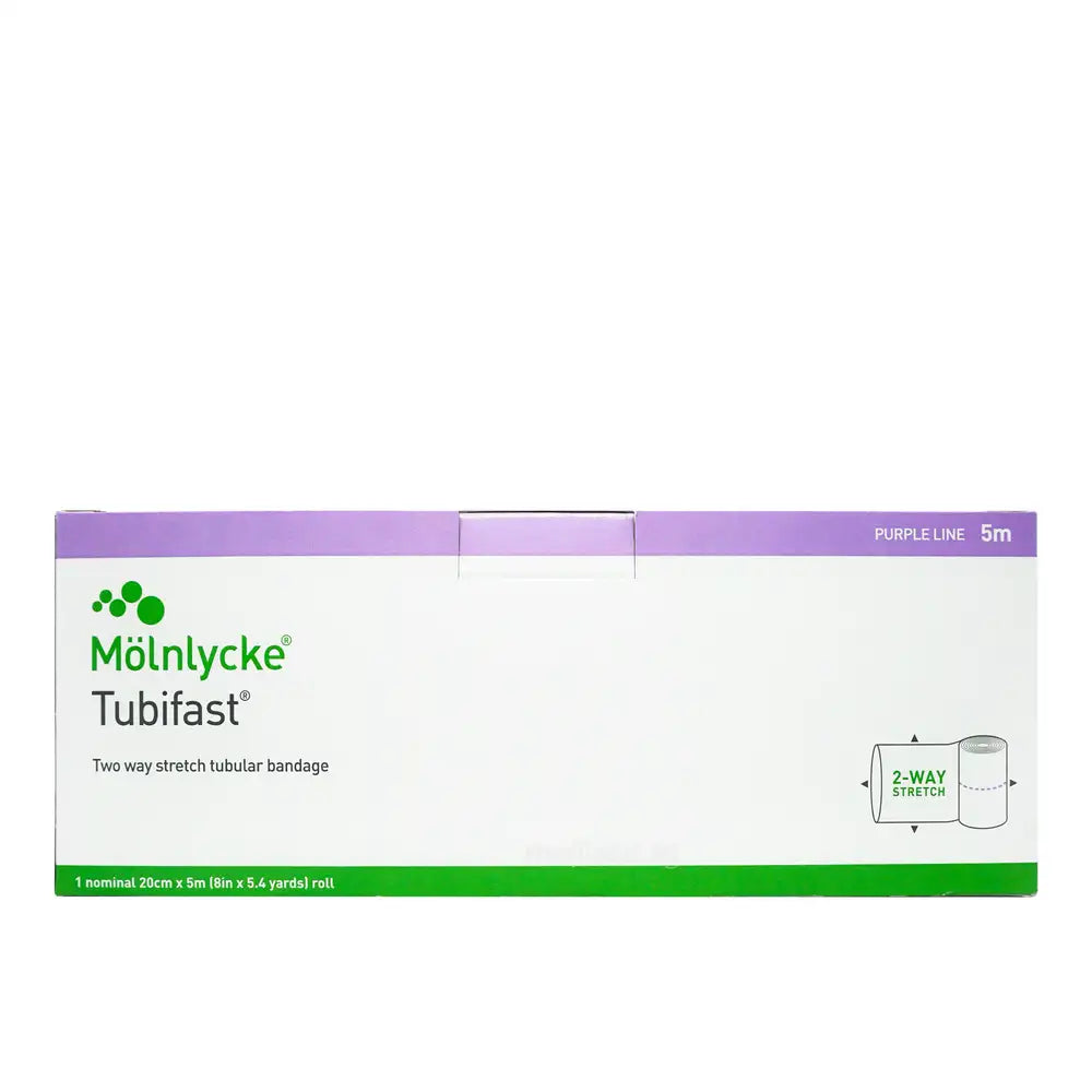 Molnlycke Tubifast Bandage Purple Line 20cm x 5m