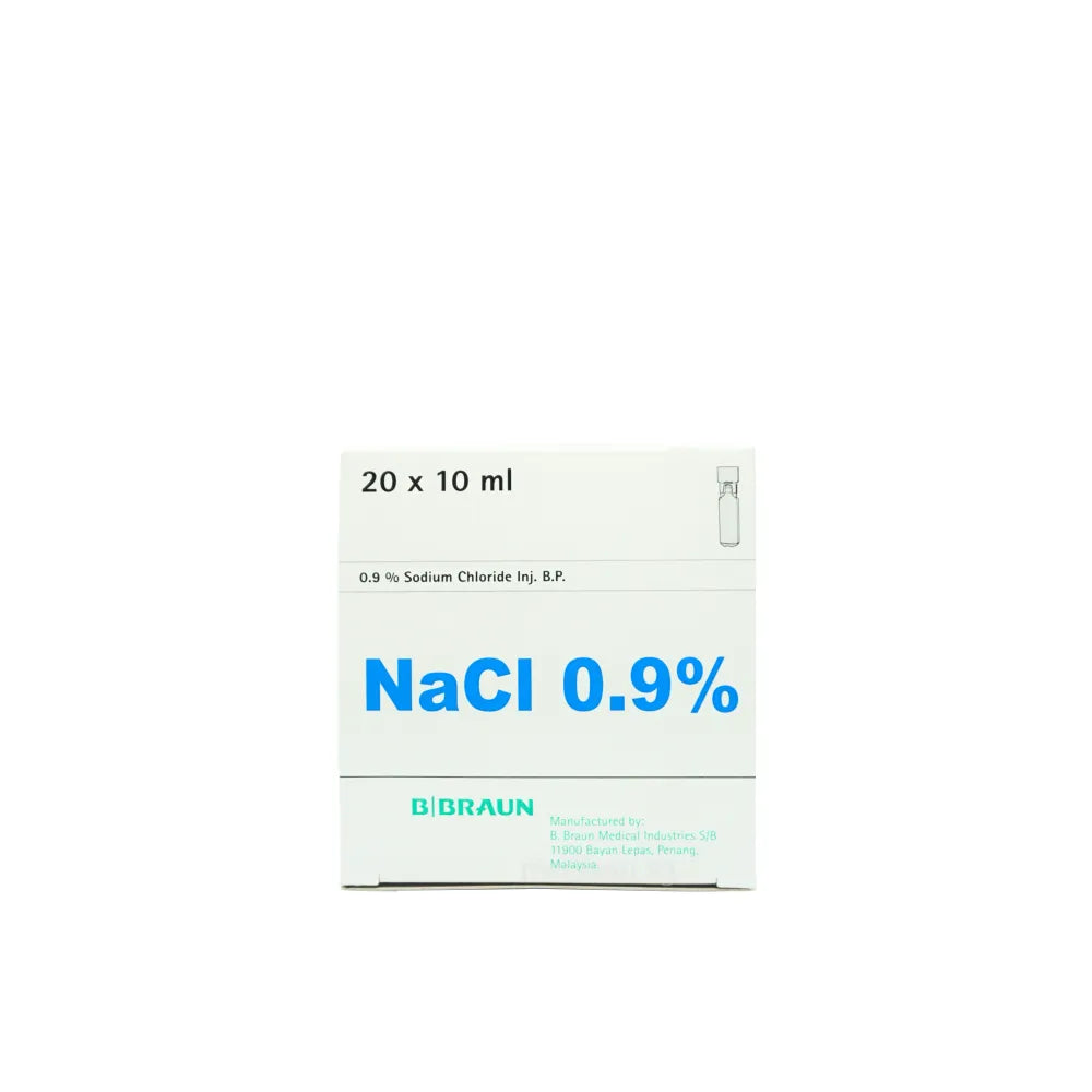 B BRAUN Miniplasco Injection, Sodium Chloride 0.9%, 10ml