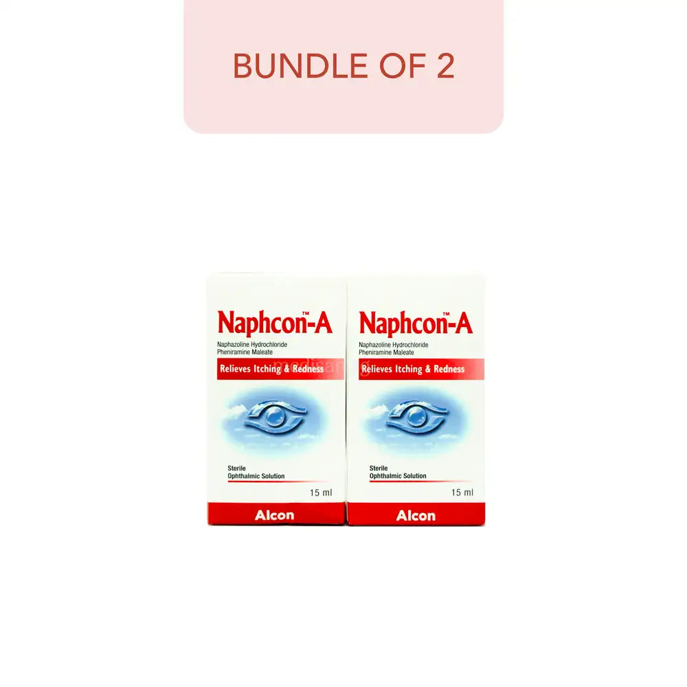 Naphcon-A Eyedrop 15ml (Bundle of 2)