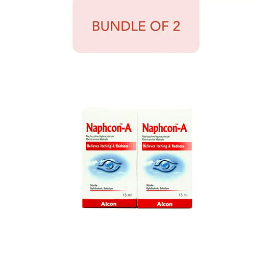 Naphcon-A Eyedrop 15ml (Bundle of 2)