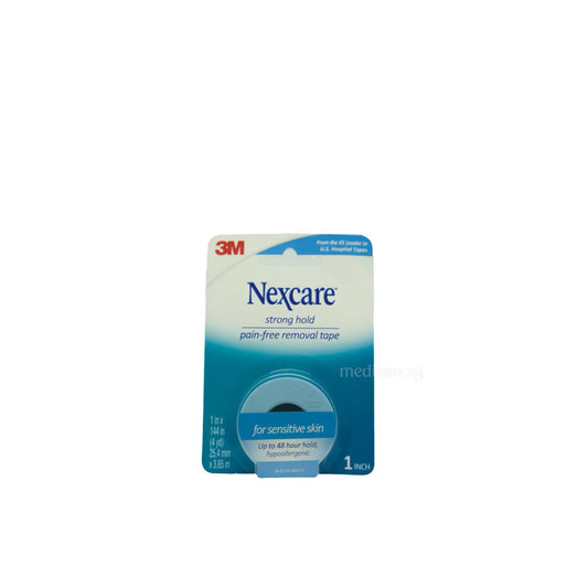 Nexcare Silicone Strong Hold Pain-free Tape 2.54mm x 3.65m