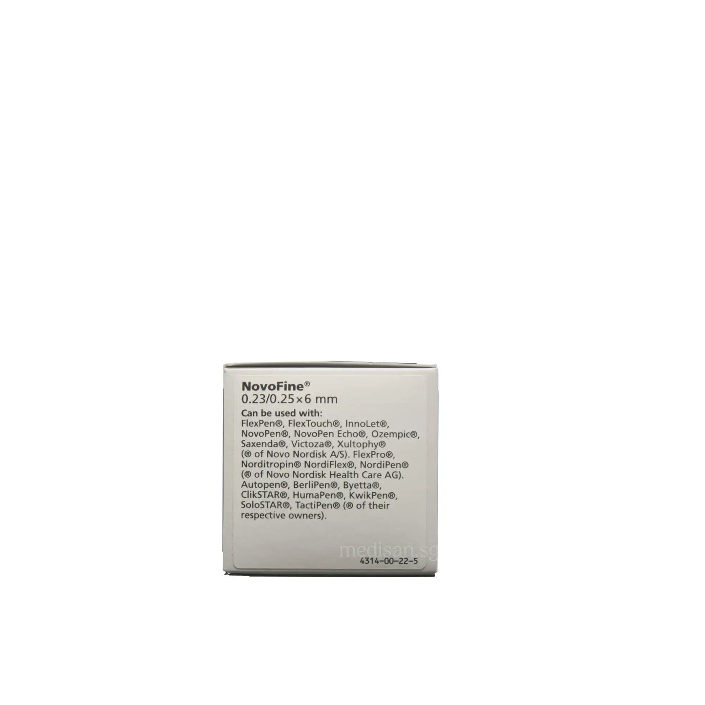 Novofine Pen Needle 32G 6mm 100s