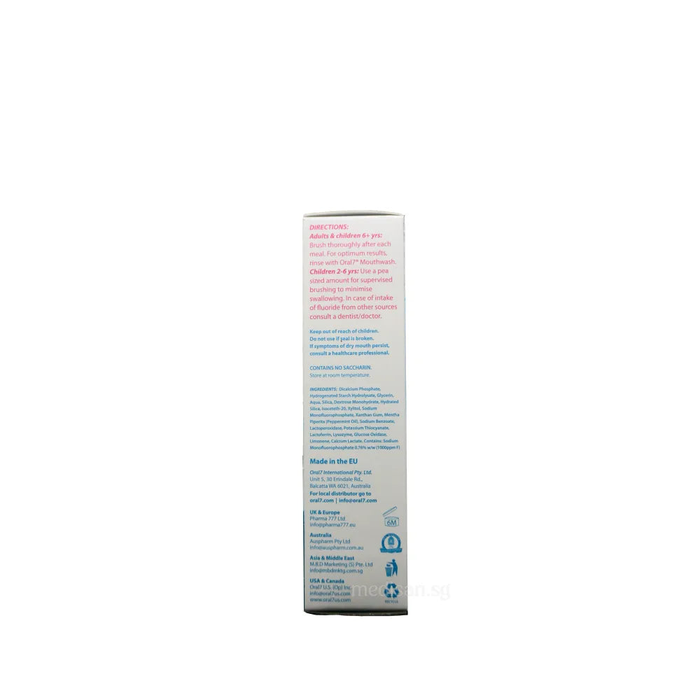 Oral 7 toothpaste