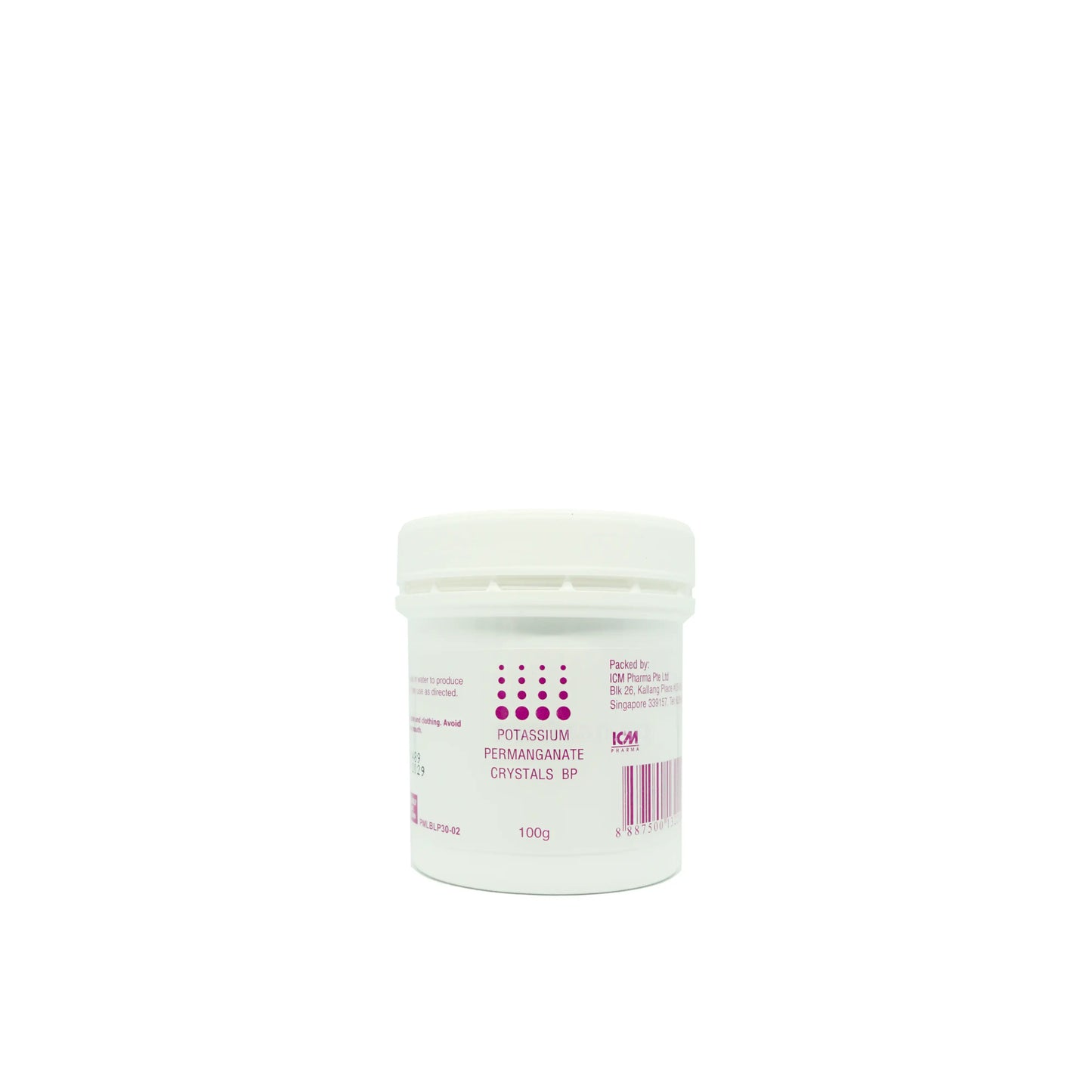 ICM Potassium Permanganate Crystals 100g (Bundle of 3)