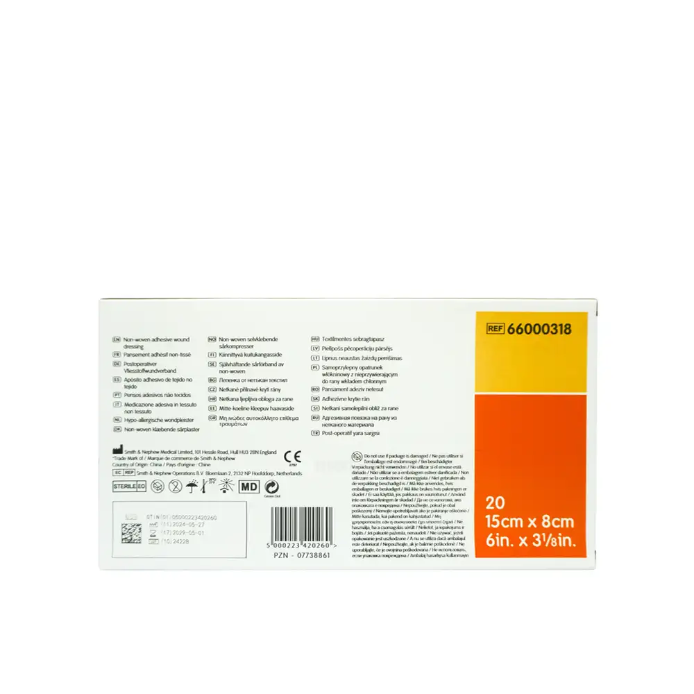 Smith & Nephew Primapore 15cm x 8cm 20’s