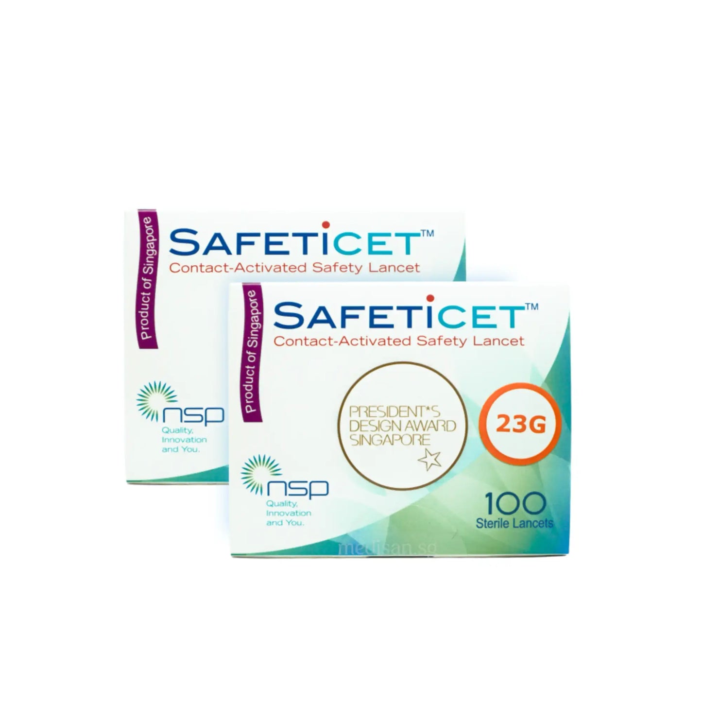 Safeticet Lancet Orange 23G x 1.8mm 100s