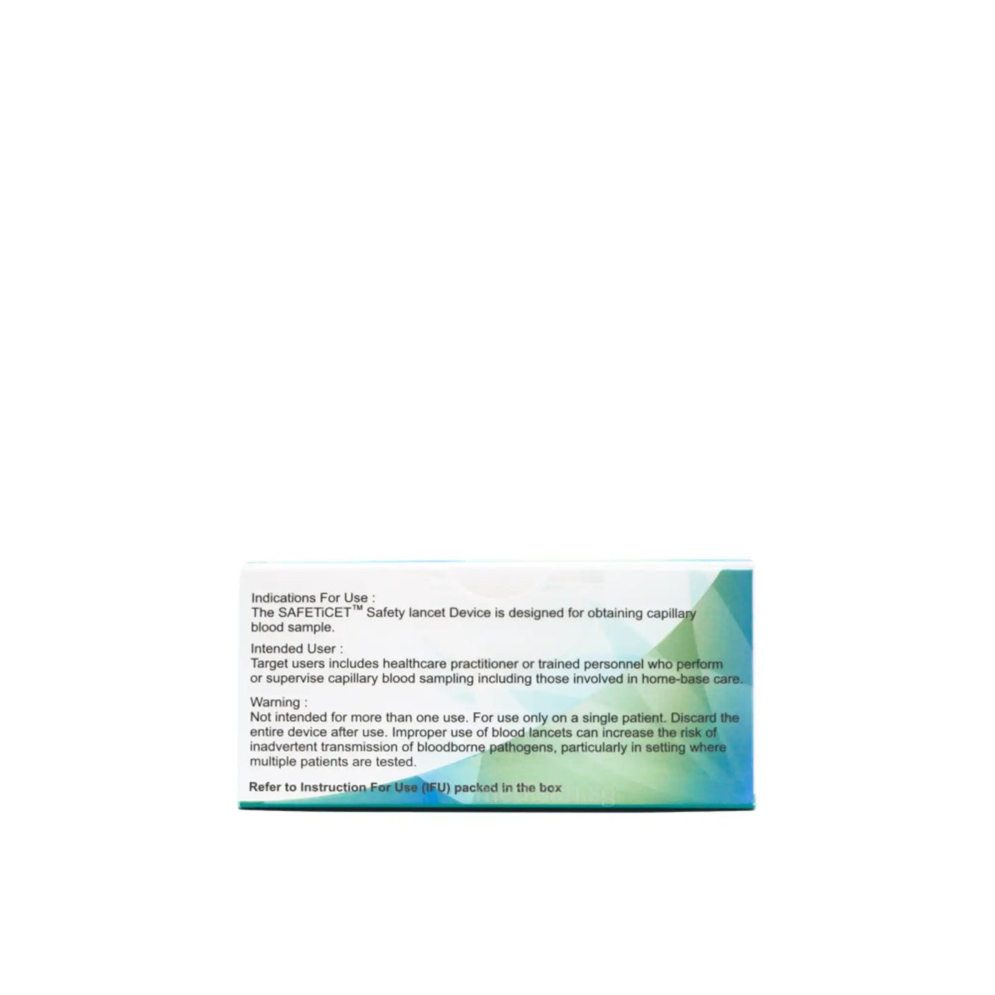 Safeticet Lancet Orange 23G x 1.8mm 100s