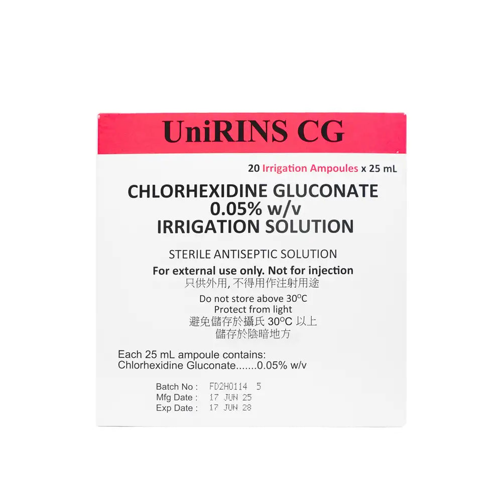 UniRins CG Ampoule 25ml 20’s