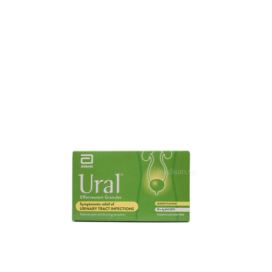 Abbott Ural Effervescent Granules Lemon Flavour 4g 28's