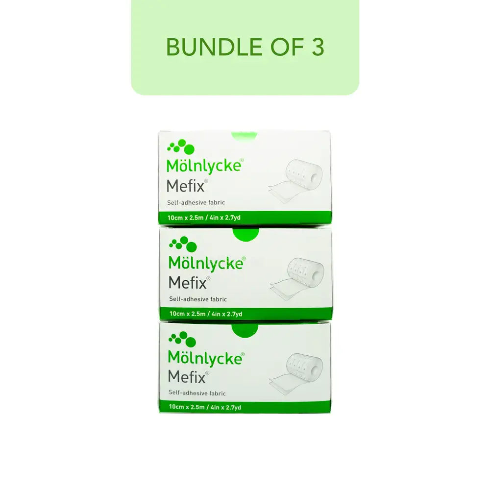 Molnlycke Mefix 10cm x 2.5m (Bundle of 3)