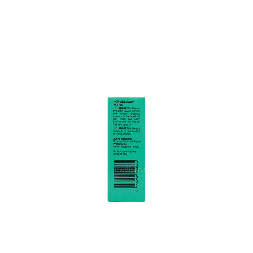 Soluwax Eardrops 10ml