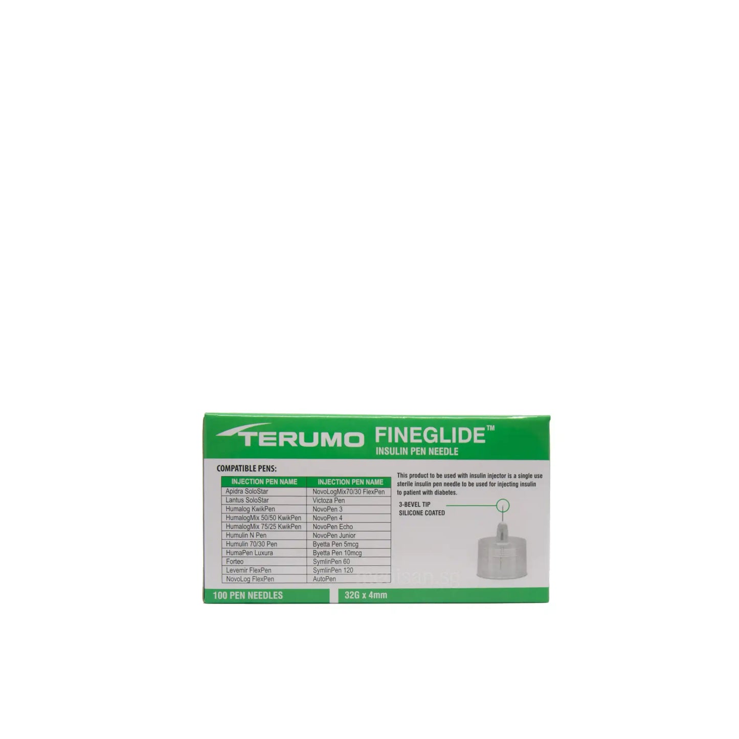 Terumo FineGide Pen Needles 32G 100s