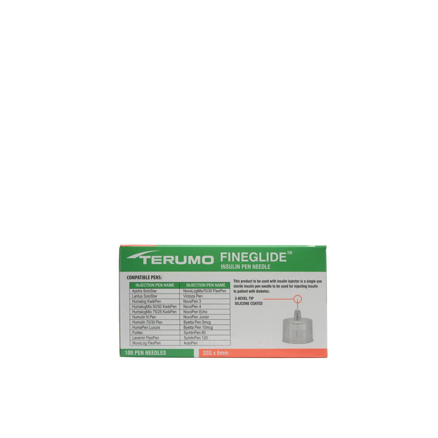 Terumo FineGide Pen Needles 32G 100s
