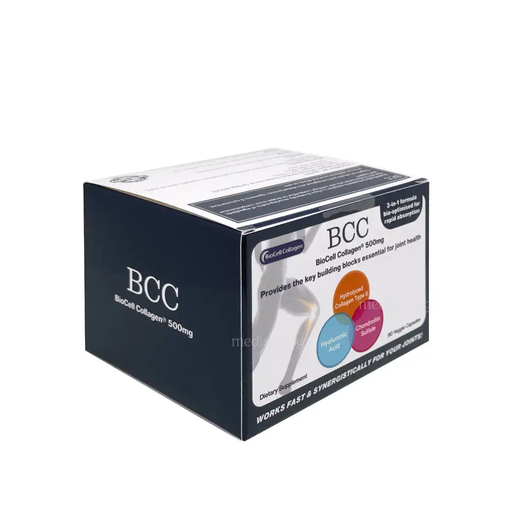 BCC BioCell Collagen Capsules 500mg 90’s