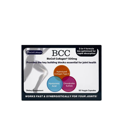 BCC BioCell Collagen Capsules 500mg 90’s