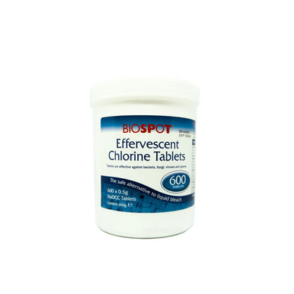 Biospot NaDCC Effervescent Disinfectant Tablet 0.5g 600’s