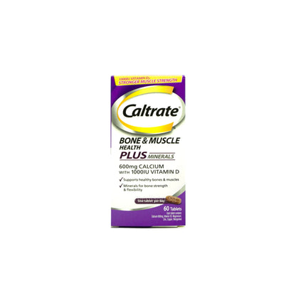 Caltrate Bone & Muscle Health Plus 600mg + Vit D 60’s